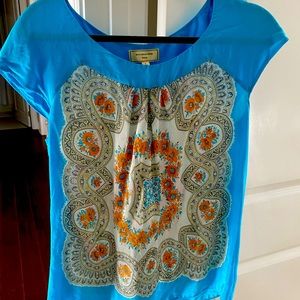 Anthropologie 100% silk blouse